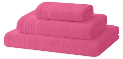 Immagine prodotto di Set di asciugamani in cotone 100%, 480 g/m², composto da asciugamano da bagno, asciugamano per le mani e asciugamano per gli ospiti, ideale per il bagno