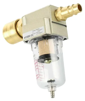 Productafbeelding van Waterafscheider perslucht 1/4 inch met snelkoppeling voor compressor