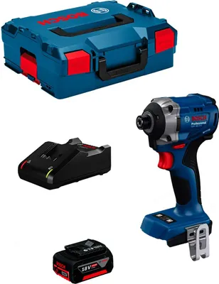 Image de Visseuse à chocs rotative  BOSCH GDR 18V-215 (1 x 5,0 Ah + GAL1880CV + L-Boxx 136)