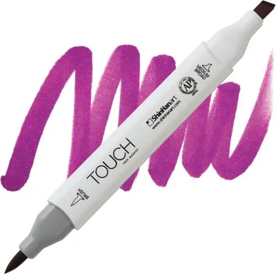 Imagen del producto de Lihová fijadora TOUCH, doble cara, Brush & Chisel, color púrpura intenso (P85)