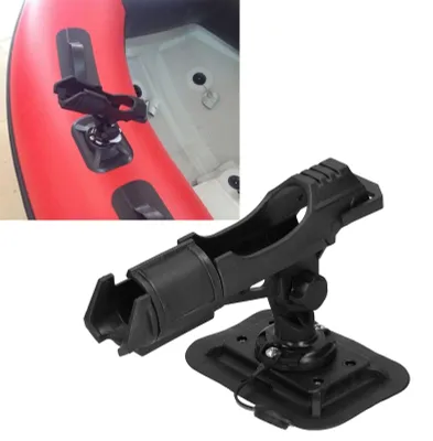 Produktbild von Rutenhalter mit Gear Snaps - Boot Rutenstütze - Angelsystem - Verstellbare Halterung - Langlebig - Geeignet für Angeln - Angelrutenhalter