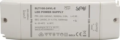 Produktbild von Self Electronics SLT100-24VL-E 24.0 V/DC/0-4,17 A 100W IP20
