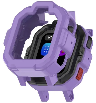 Produktbild von Für TickTalk 5 Kids Smart Watch Armor TPU Halbseitiger Schutz Gehäuse Hülle Lila