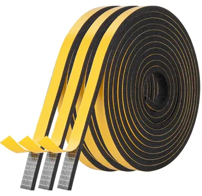 Immagine prodotto di Nastro adesivo per sigillatura finestre, 12 mm x 6 mm, 15 metri