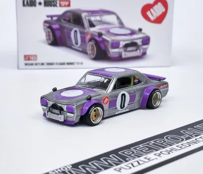 Image de NISSAN SKYLINE GT-R (KPGC10) KAIDO WORKS V1 1969 - KaidoHouse/Mini GT 1:64