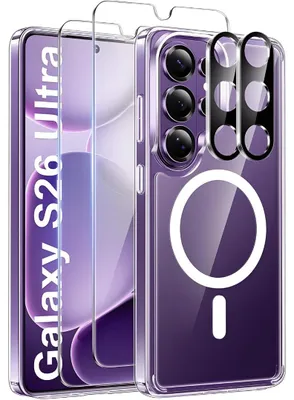 Produktbild von Schutzhülle für Samsung Galaxy S26 Ultra MagSafe Schutzglas Display Kamera Full 9H