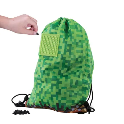 Obrázok produktu pre PIXIE CREW - vak na chrbát Minecraft zeleno-hnedý