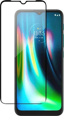 Produktbild von cofi1453® 5D Schutz Glas kompatibel mit MOTOROLA MOTO G9 Curved Panzer Folie Vollständig Klebend und Abdeckung