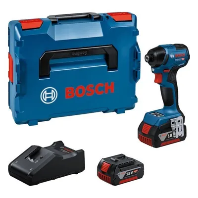 Image de BOSCH Professional 06019L6003 BOSCH Professional GDR 18V-220 C Akku-Schlagbohrschrauber-Set 18,0 V, mit 2 Akkus