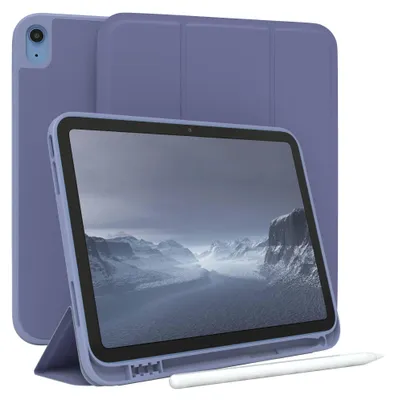 Produktbild von EAZY CASE Smartcase mit Stifthalter für Apple iPad 10,9" (10. Gen.) Hülle mit Stifthalterung, Tablet Cover aufstellbar  10,9 Zoll in Blau