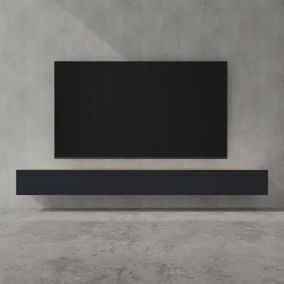 Produktbild von doporro TV Lowboard hängend Fernsehschrank Wohnzimmer | TV-Schrank hängend Fernsehtisch Hängeschrank 300cm Fernsehschrank02