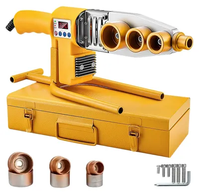 Obrázek produktu pro Svařovací zařízení pro trubky – svařovací pistole pro trubky – 220 V – 1000 W – AC – Vhodné pro trubky z materiálů PB/PP/PE/PPR – Profesionální