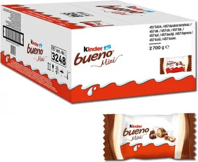 Produktbild von Ferrero Kinder Bueno Mini 1er circa 457 Stück