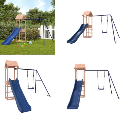 Produktbild von vidaXL Spielturm Massivholz Douglasie - Spielplatz - Spielplätze - Garten Spielplatz - Outdoor Spielplatz