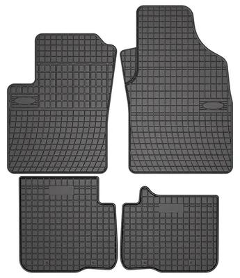 Productafbeelding van Rubberen automatten voor Fiat Panda III Hybrid vanaf 2020 (hatchback) – 4-delig, zwart, op maat – Wielganizator SolidPRO