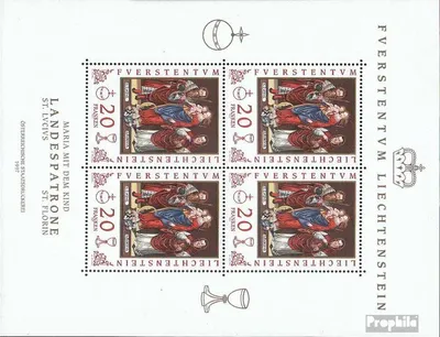 Produktbild von Briefmarken Liechtenstein 1997 Mi 1151Klb Kleinbogen (kompl.Ausg.) gestempelt Landespatrone