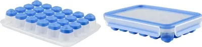 Produktbild von Emsa Clip&Close Eiswürfelbox blau