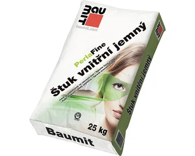 Obrázek produktu pro Štuková omítka BAUMIT Perlafine vnitřní 25 kg přírodně bílá