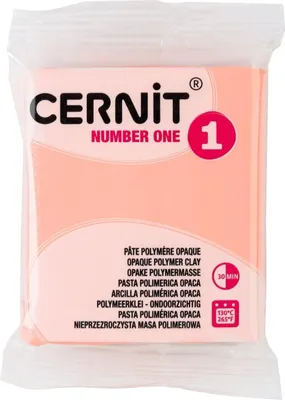 Image de Cernit N°1 Pâte polymère Orange Margose 56 g