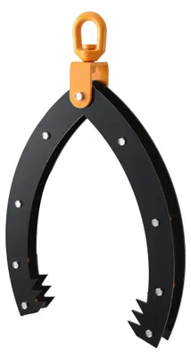 Produktbild von Holzgreifer - Schwerlast-Stockzange - Stahlklaue - Tragfähigkeit 1000 kg - Für Traktoren und ATVs - 81 cm