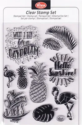 Produktbild von Silikonstempel Sommerstimmung 14 x 18 cm