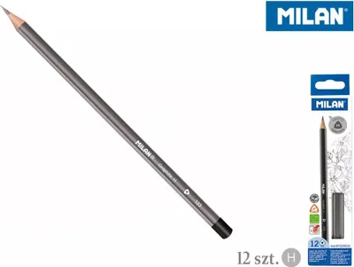 Obrázek produktu pro Trojhranná tužka H (12ks) MILAN
