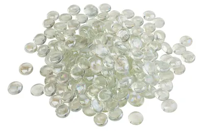 Produktbild von VBS XXL Glas-Muggelsteine "Klar", 1 kg Ø 1,8 cm
