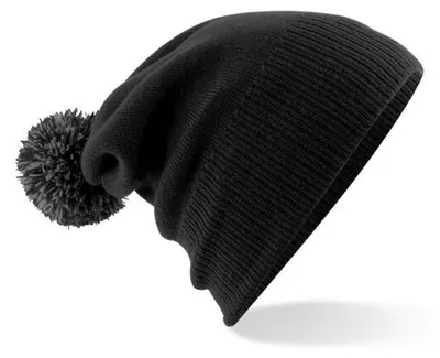 Image de Beechfield - Bonnet pour hommes/femmes unie FK248 (taille unique) (noir/graphite)