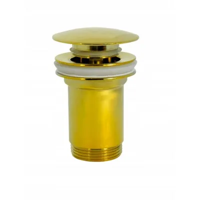 Immagine prodotto di Tappo universale per lavabo in ottone CLICK-CLACK, oro (SC-B1-170-V)