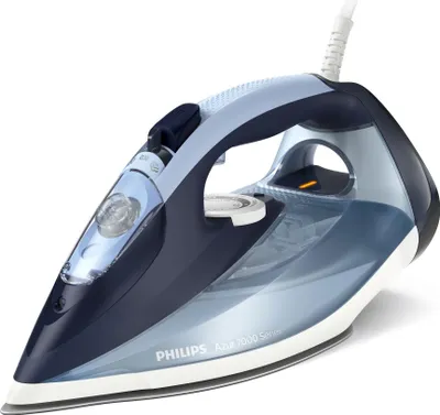 Produktbild von Philips Bügeleisen 7000 Series mit Keramikbügelsohle, 50 g/min kostanter Dampf, 2800 W, Blau (DST7020/20)