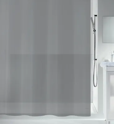Obrázek produktu pro Sprchový závěs spirellaPEVA 180 x 200 cm středně šedý