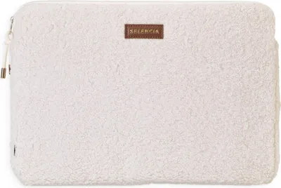 Produktbild von Selencia Teddy Laptop Hülle 13-14 Zoll - Laptop Sleeve - Latte