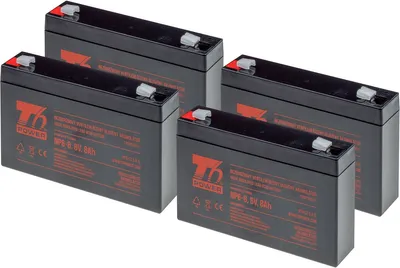 Immagine prodotto di Set di batterie T6 Power per Eaton 5P1150i R, VRLA, 6 V