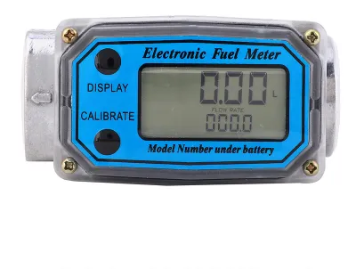 Obrázek produktu pro Miniaturní digitální turbínový průtokoměr Průtokoměr nafty 10-200L 1" NPT
