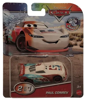 Produktbild von Disney Pixar Cars Color Changers Paul Conrev, Auto, 3 Jahr(e), Metall, Mehrfarbig