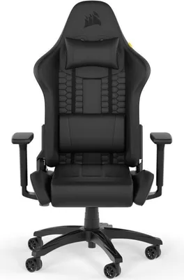 Produktbild von TC100 Relaxed Gaming-Stuhl, Kunstleder, Schwarz