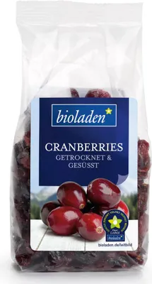 Produktbild von Cranberries gesüßt 200g 6er Pack