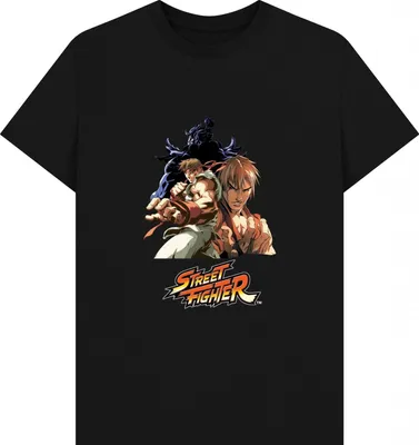 Produktbild von Street Fighter - T-Shirt für Herren/Damen Uni PN1694 (S) (Schwarz)