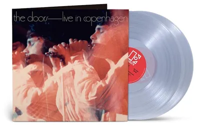 Produktbild von The Doors - Live in Copenhagen, 1968 (Limited Edition) (Black Friday 2025) (Crystal Clear Coloured) (2 LP)