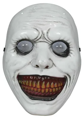 Immagine prodotto di Fiestas Guirca - Maschera "Killer" con denti larghi, Halloween FG1773 (taglia unica) (bianca), Immagine generata dall'IA