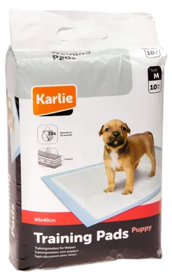 Produktbild von Karlie Puppy Pads Trainingsmatte Hundetraining M 10 ST. 60 x 40 cm