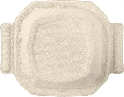Produktbild von 4x Bagasse Deckel für 188140  Braun Bagasse 202x160x37 | Packung (80 Stück)