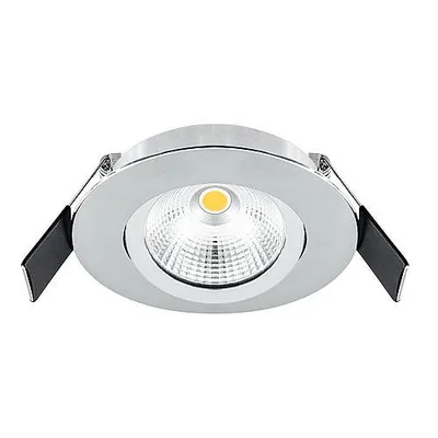 Zdjęcie produktu dla Reflektor wpuszczany LED chrom matowy IP44 3000K 6W E44061502