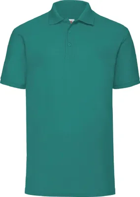Produktbild von Fruit Of The Loom 65/35 Herren Piqué Polo-Shirt, Kurzarm BC388 (S) (Smaragd)
