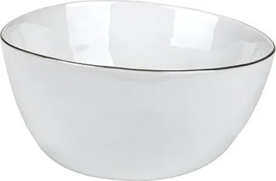 Produktbild von Lambert PIANA SCHÜSSEL WEIß RAND GRAU D 14 CM 60020066 SK