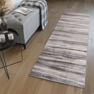 Produktbild von Tapiso Läufer SARI Modern Braun Grau Wohnzimmer  100 x 1500
