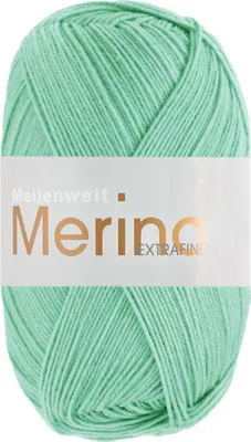 Produktbild von Lana Grossa - Meilenweit 100g Merino Extrafine uni 2459 aqua