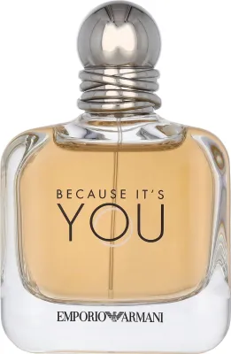 Produktbild von Giorgio Armani Because It's You, Frauen, 100 ml, Nicht nachfüllbare Flasche, Neroli, Himbeere, Rose, Moschus, Vanille
