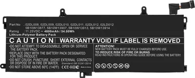 Productafbeelding van CoreParts MBXLE-BA0269, Batterij, Lenovo, THINKPAD T590 20N4001WUS, THINKPAD T590