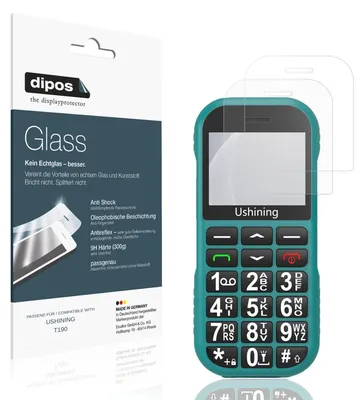 Image de 2x Protection ecrán pour USHINING T190 mat Verre souple Film Protecteur 9H dipos